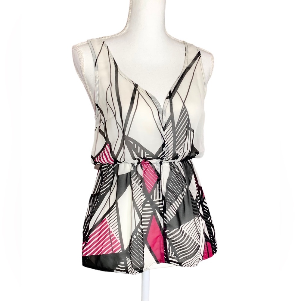 🎉Host Pick🎉 Boutique Boho Sheer Lightweight Tunic Blouse Size Small - Picture 2 of 4